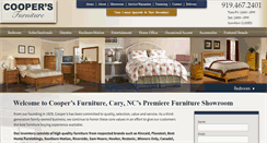 Desktop Screenshot of coopersfurniturenc.com